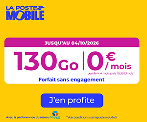 La Poste Mobile 130Go