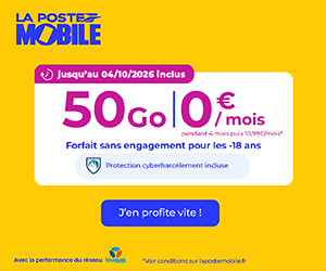 La Poste Mobile 50Go